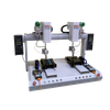 Soluciones de soldadura robótica de doble soldado Sistema de alimentación de doble lata Robot automático de soldadura